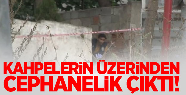 Teröristlerin üzerinden adeta cephanelik çıktı!