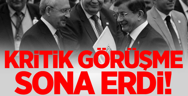 Koalisyon için kritik görüşme sona erdi
