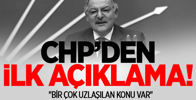 Kritik görüşme sonrası CHP'den ilk açıklama