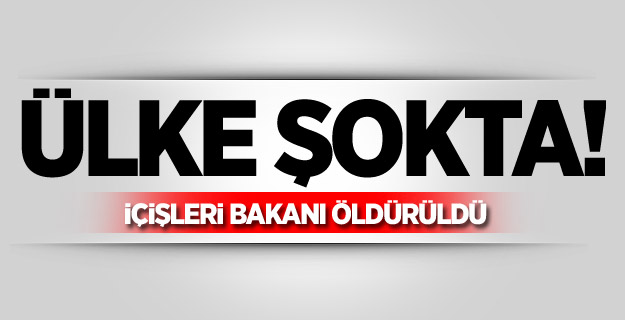 İntihar saldırısında İçişleri Bakanı öldü
