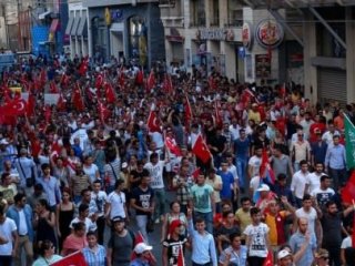 İstanbul'da teröre tepki yürüyüşü