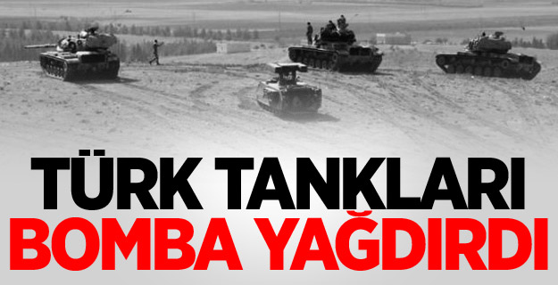 Türk Tankları Bomba Yağdırdı