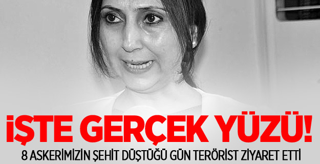 Yüksekdağ terörist ailelerini ziyaret etti
