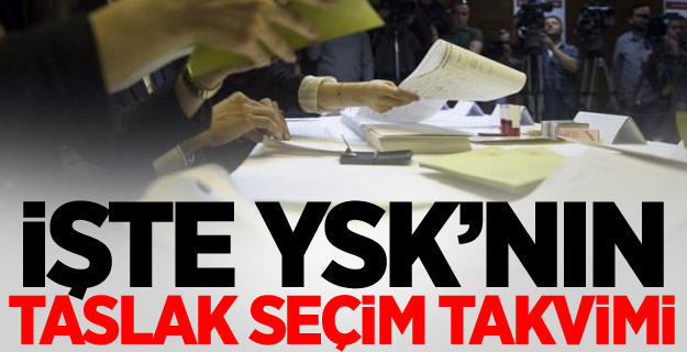 İşte YSK’nın taslak seçim takvimi