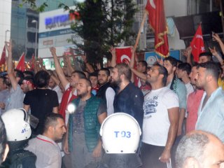 Terör Yürüyüşünde Arbede