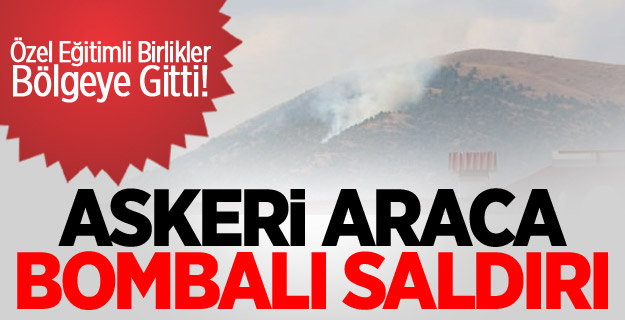 Askeri araca bombalı saldırı