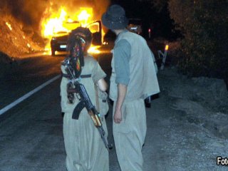 Patlak Lastikle 4 Kilometre Kaçıp Kurtuldu