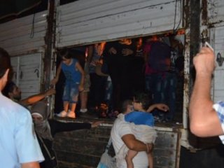 Kasadan 115 Kaçak Göçmen Çıktı