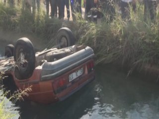 Suriyelilerin Bulunduğu Araç Kanala Uçtu