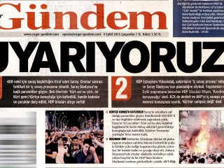 PKK Gazetesi’nden Tehdit: Uyarıyoruz