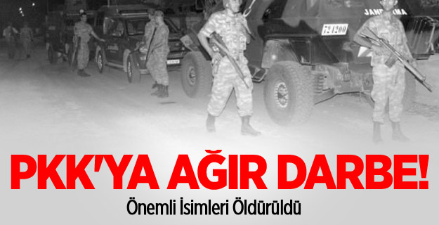 PKK'ya ağır darbe!
