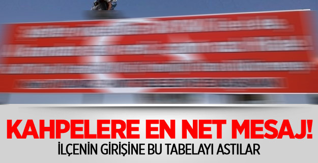 Mersin'de dikkat çeken tabela!