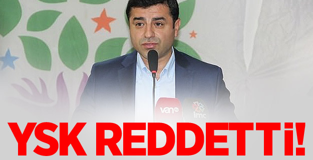 YSK'dan HDP'nin talebine ret