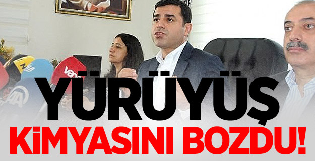 Demirtaş'tan teröre hayır yürüyüşüne tepki