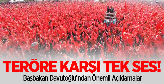 Milyonlarca nefes teröre karşı tek ses