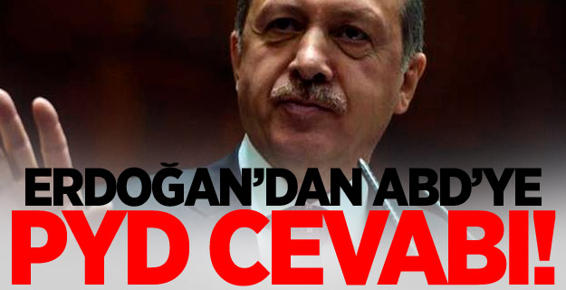 Erdoğan bayram namazı çıkışında ABD'ye PYD cevabı
