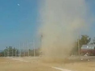 Maç Sırasında Hortum Çıktı!