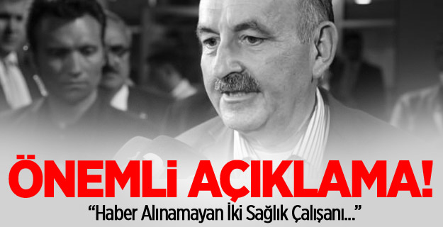 Sağlık Bakanlığı'ndan önemli açıklama
