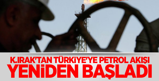 K.Irak'tan Türkiye'ye petrol akışı yeniden başladı