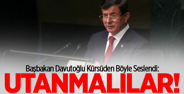 Davutoğlu BM'de konuştu