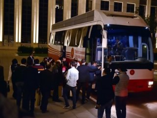 Cumhurbaşkanlığı Sarayı'na Böyle Geldiler