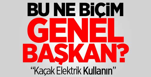 DBP Eş Başkanı'ndan Kaçak Elektrik Çağrısı