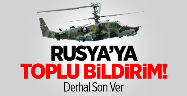 Rusya'ya 7 Ülkeden Ortak Çağrı