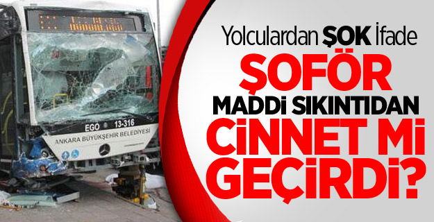 Yolculardan Şok İfade