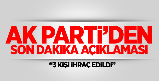 AK Parti'den saldırganlar hakkında açıklama