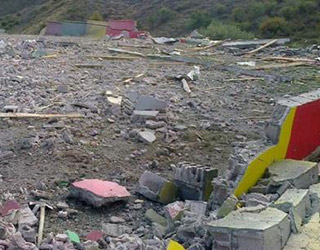 PKK'nın Sözde Mezarlığı Dümdüz Edildi