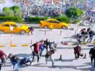 Patlama Anı Güvenlik Kamerasında