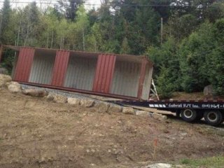 İnşaat İşçisi Konteynerden Yaptı