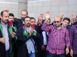 İstanbul Adliyesinde Eylem