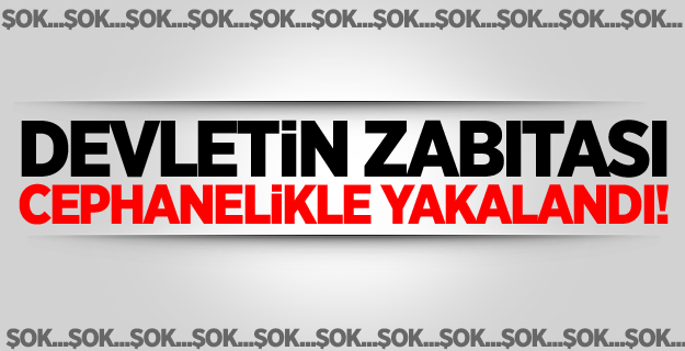 Zabıta cephanelikle yakalandı