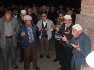 Hacı Bayram'da sabah namazı