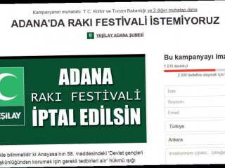 Rakı Festivaline Yeşilay Ayarı