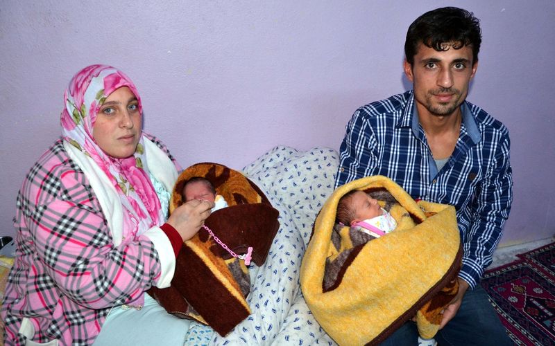 İkizlere Recep Tayyip ve Emine İsmi Verildi