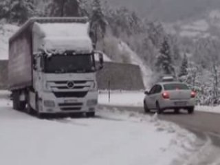 Sürücülerin Karla İmtihanı!