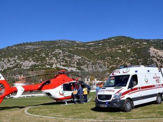 Ambulans Helikopter 5 Günlük Bebek İçin Havalandı