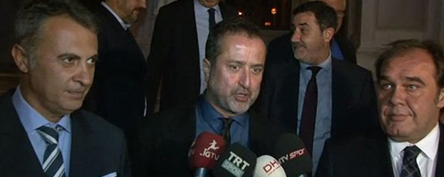 Beşiktaş'ta Tarihi Yemek! 3 Başkan Bir Arada