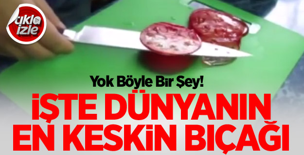 Dünyanın En Keskin Bıçağı!