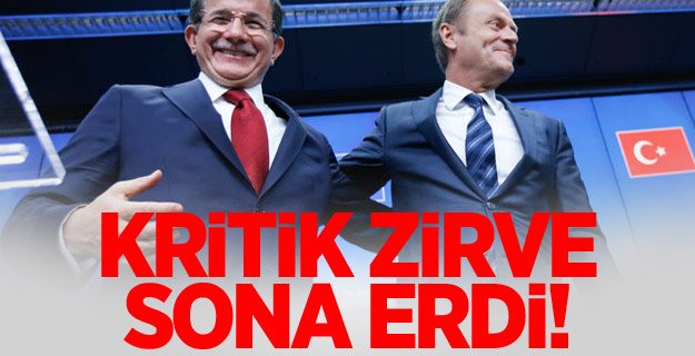 AB-Türkiye zirvesi sona erdi