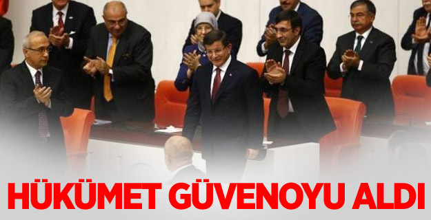 Hükümet güvenoyu aldı