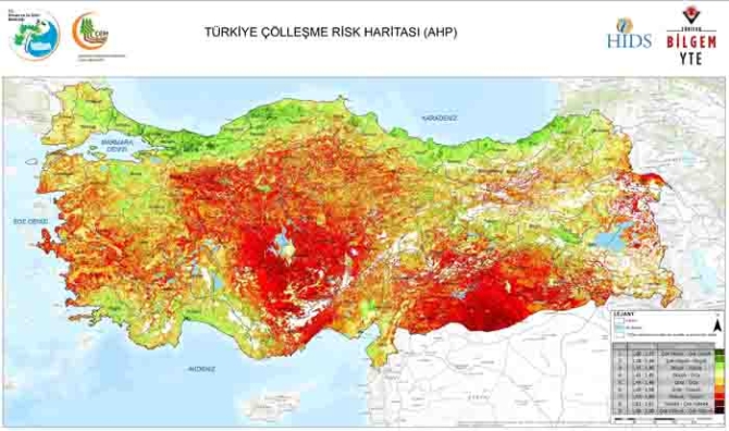 Türkiye’nin Çölleşme Risk Haritası Çıkarıldı