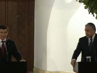 Davutoğlu ve Akıncı'dan ortak açıklama