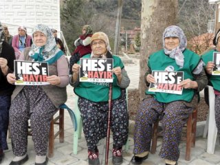 Manisa'da HES Tepkisi
