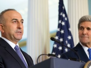 Bakan Çavuşoğlu Kerry İle Görüştü