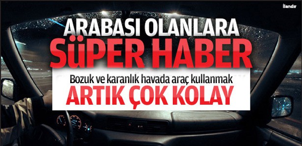 Arabası Olanlara Süper Haber