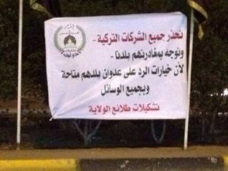 Irak'ta Türk şirketlere tehdit