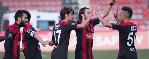 Gaziantepspor İlk Yarıda Bitirdi!